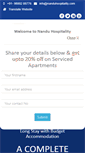 Mobile Screenshot of nanduhospitality.com